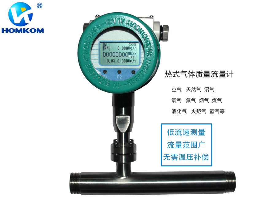 螺纹连接气体质量流量计